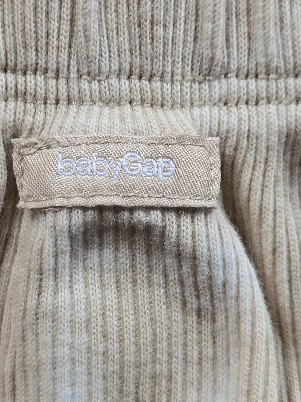 GAP Kids Cream & Pale Yellow Ribbed Tie-Dye Tank and Shorts Set